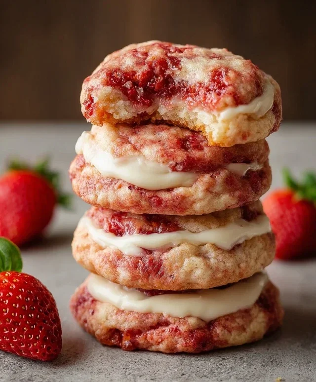 Strawberry Cheesecake Cookie