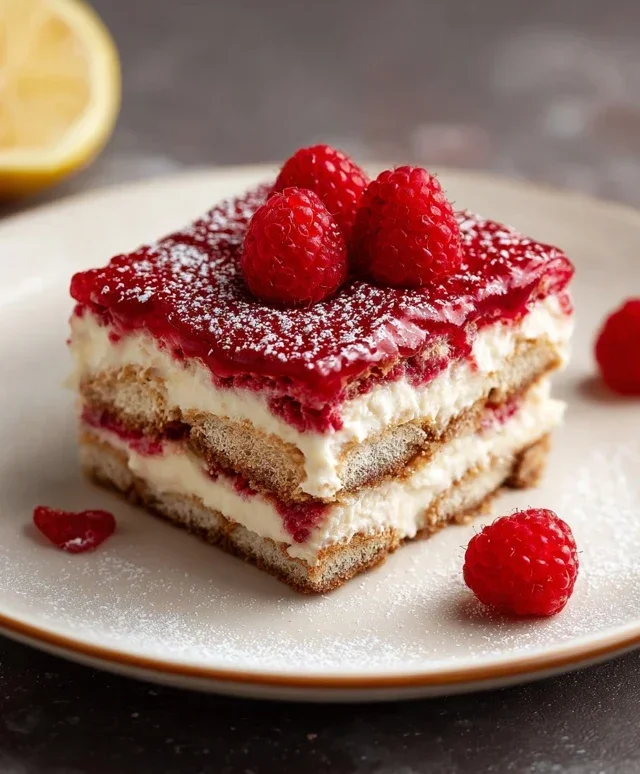 Raspberry Tiramisu