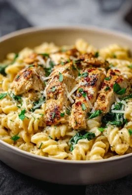Healthy Garlic Parmesan Chicken Pasta