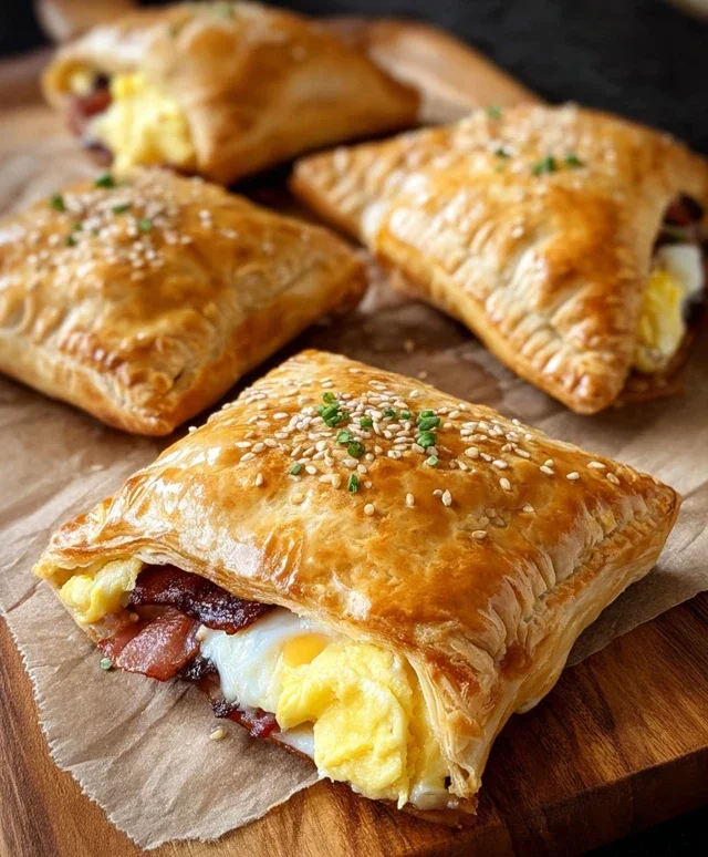 Breakfast Pockets Beef Beef Bacon Egg