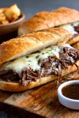 Crockpot French Dip Sandwiches