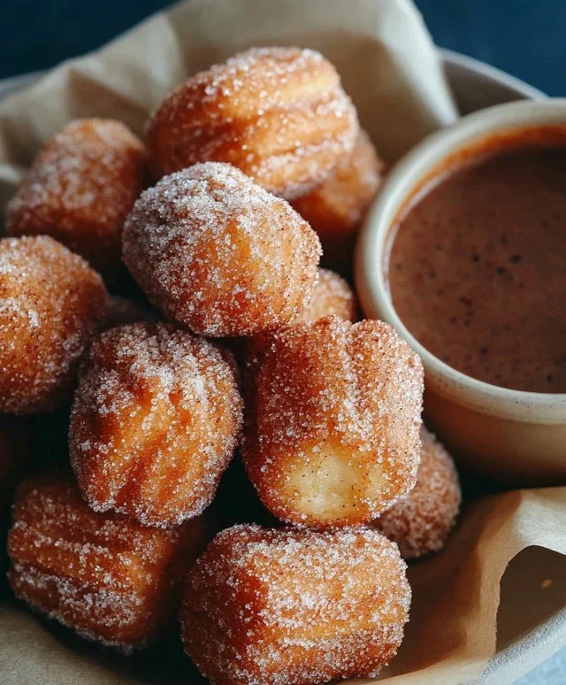 Sweet Air Fryer Churro Bites Recipe