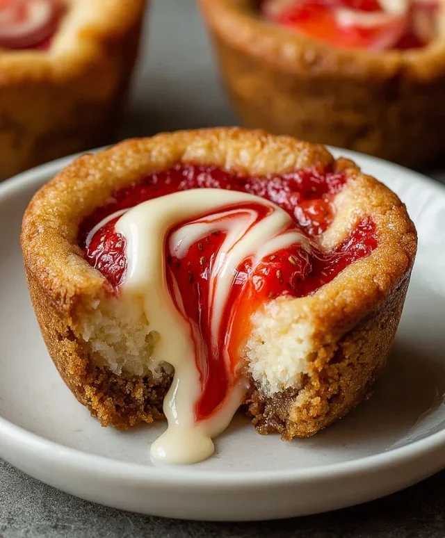 Strawberry Cheesecake Cups