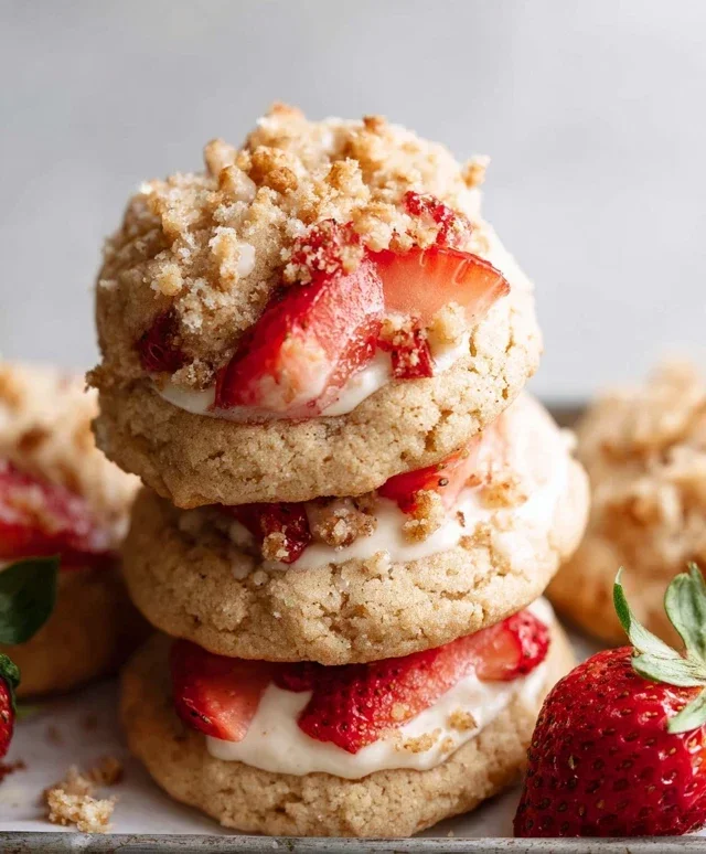 Strawberry Shortcake Cookies