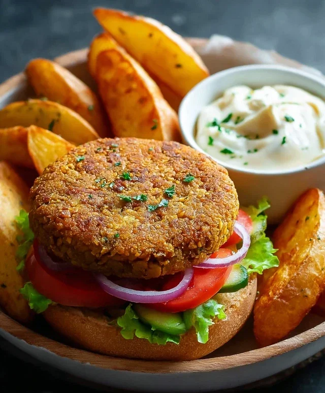 Easy 6-Ingredient Lentil Burgers