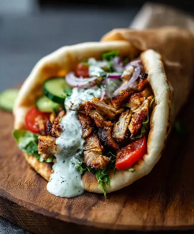Chicken Shawarma with Garlic Sauce Recipe (Easy & Delicious)