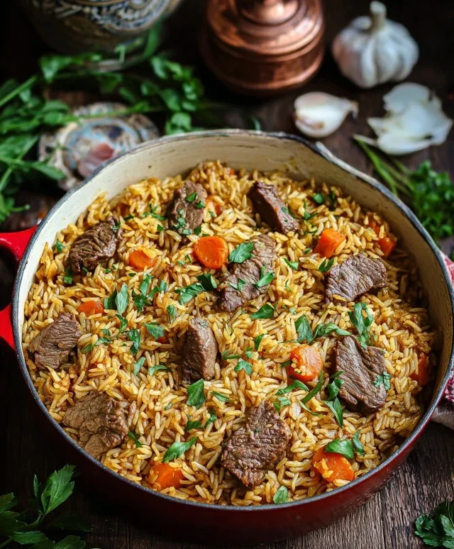 Beef Rice Plov
