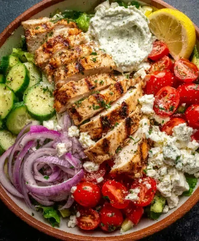 Greek Chicken Bowls