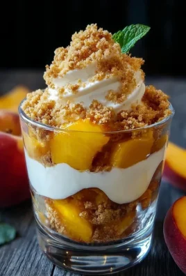 Classic Peach Cobbler Parfait
