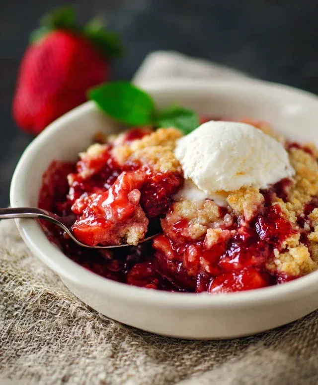 Strawberry Cobbler