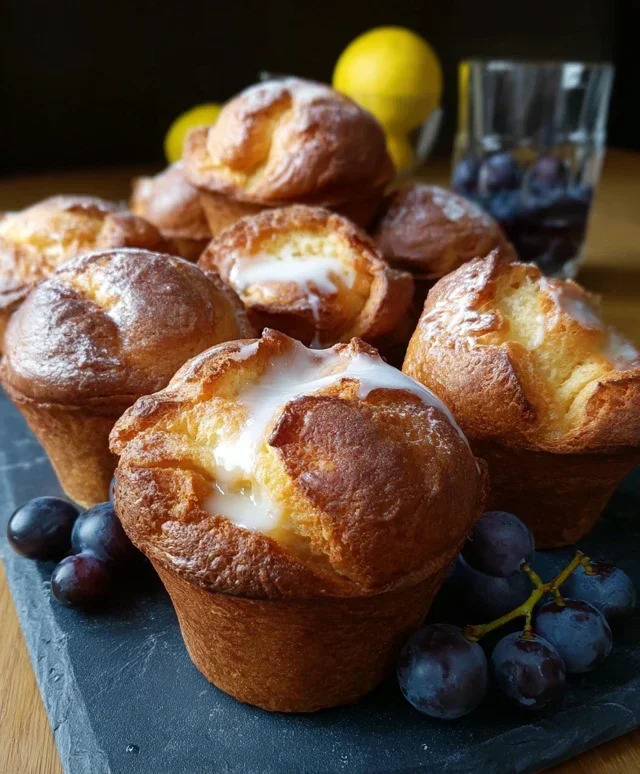 Sparkling Grape Juicecas Portuguese Popovers