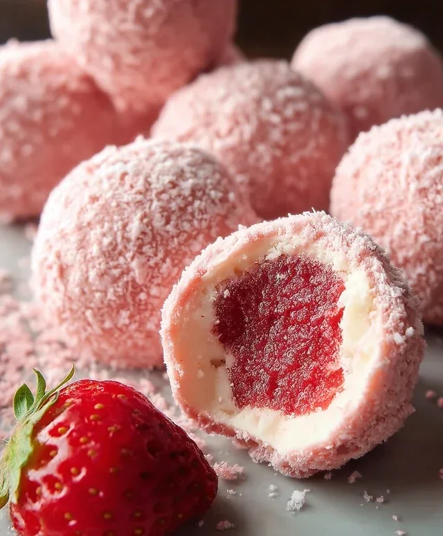 Strawberry Truffles