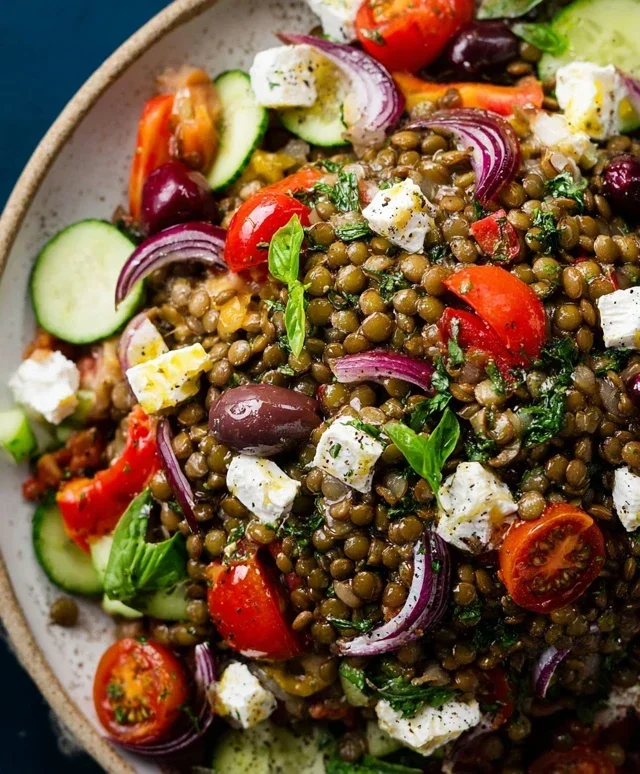 Mediterranean Lentil Salad