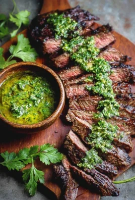 Skirt Steak Marinade Recipe with Chimichurri Recipe